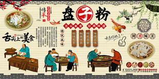 盘子粉背景墙