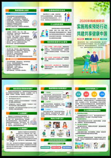 2026年全国残疾预防日三折页