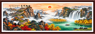长城山水画