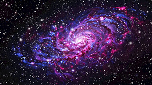 绚丽梦幻唯美星空吊顶天花