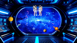3D星空背景墙