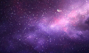 紫色宇宙星空背景图