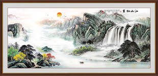 大厅山水画