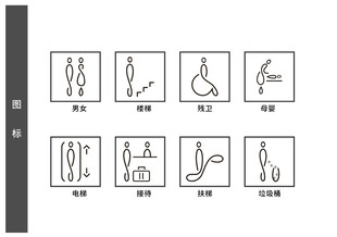公共警示标识图标