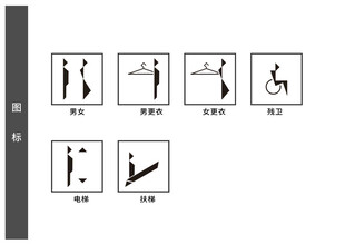公共警示标识图标