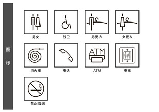 公共警示标识图标