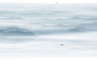 水墨山水画