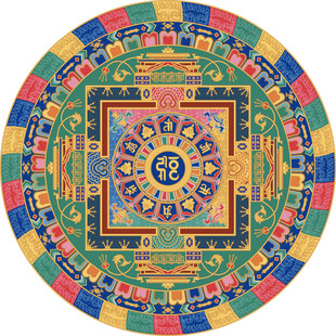 精美藏传佛教坛城图案