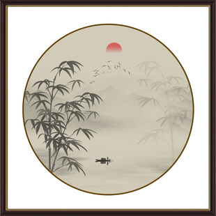 新中式山水画