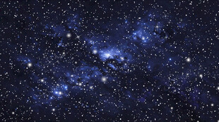 蓝黑星空