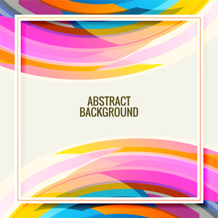 多彩抽象线条背景图