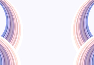 彩色渐变曲线抽象图案