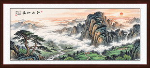 国画山水画