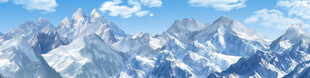 雪山背景