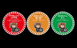 轮胎磨损