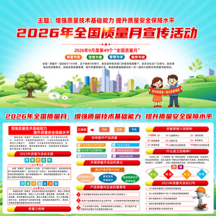 2026年全国质量月活动主题宣