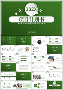 202X项目计划书PPT模板