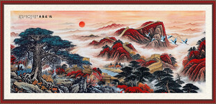 长城山水画