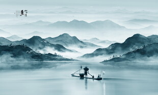 新中式山水画