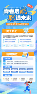 校园招聘信息展示海报