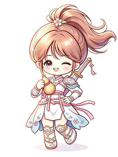 古风女侠IP形象