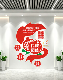 石榴籽精神文化墙