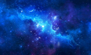 蓝色星空软膜天花
