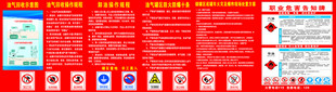 加油站操作规程危险告知牌