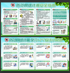 预防电信网络诈骗反诈知识宣传栏