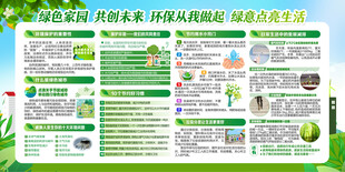绿色家园宣传栏