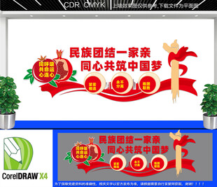 民族团结文化墙