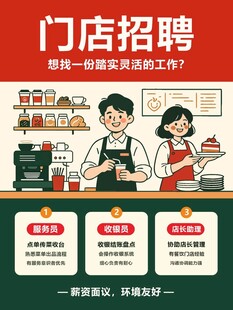 门店招聘啦 诚邀有志之士