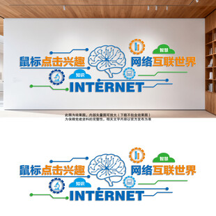 网络教室文化墙