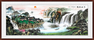 水墨山水画挂画