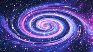 唯美星空宇宙旋涡星系