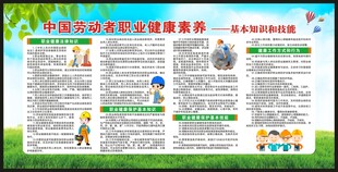 职业健康素养60条宣传栏