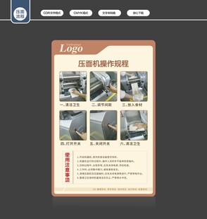 压面机操作流程