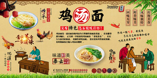 鸡汤面背景墙