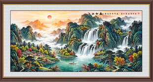 巨幅山水画