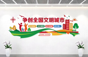 文明城市文化墙