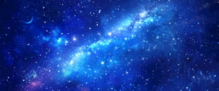 唯美梦幻炫彩星空宇宙背景