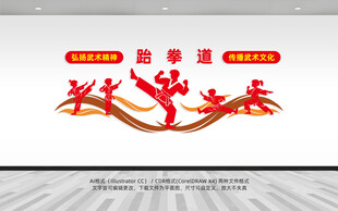 跆拳道文化墙