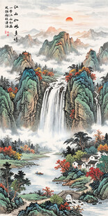 玄关山水画