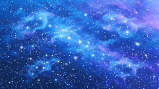 蓝紫星空背景