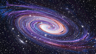彩色宇宙星空