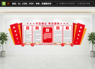 党员权利义务文化墙