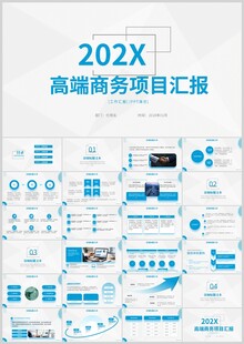 商务项目汇报PPT模板
