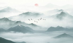 新中式沙发背景墙
