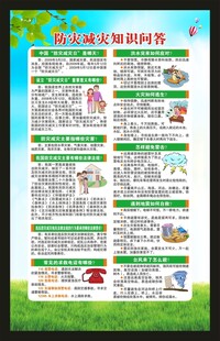 防灾减灾日海报