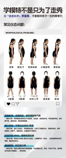 模特站姿科普教学图解 少儿模特